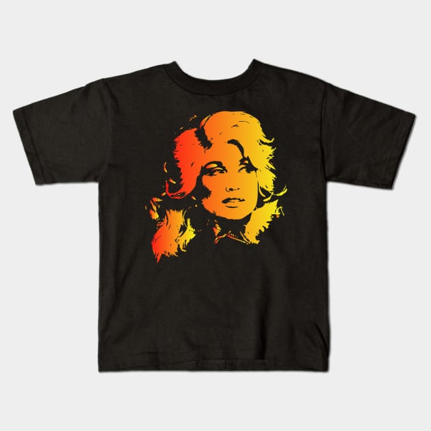 Dolly-Parton Kids T-Shirt by Mum and dogs